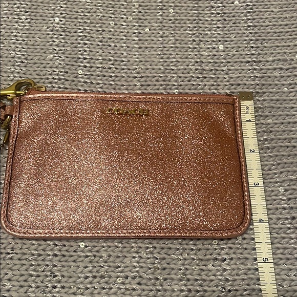 Coach Glitter Wristlet